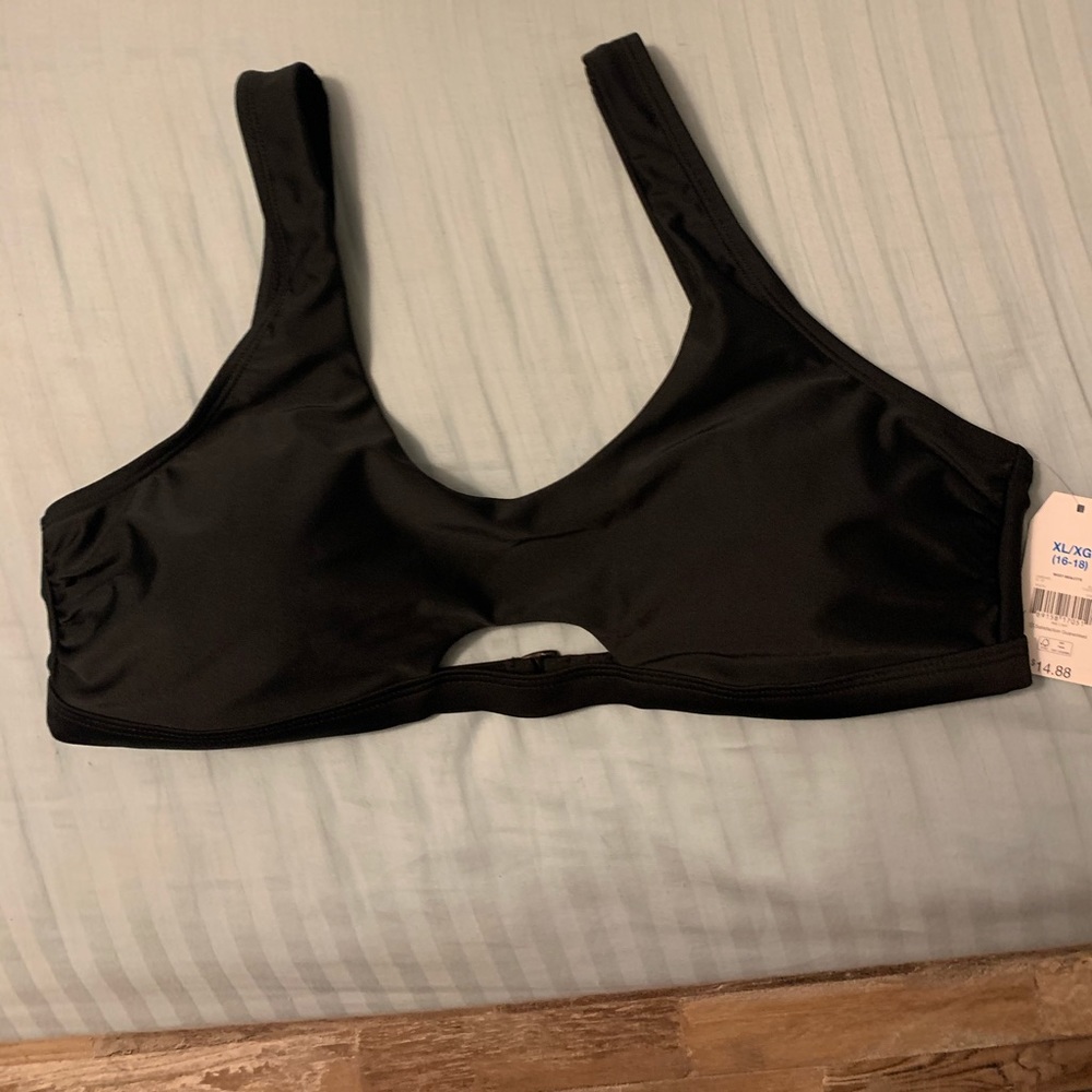 NWT Black Bikini Top - Picture 2 of 4